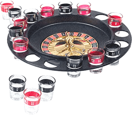 roulette jeu boire shots