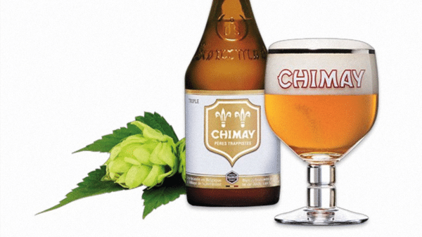 ANCIENNE CHOPE BIERE PELICAN EN BOUGIE TROMPE L OEIL FAUSSE BIERE