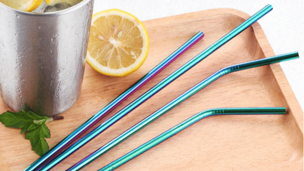 6 Pailles Réutilisables Licorne - Colorées Et Bouclées - Pour Anniversaire Enfants Et Décoration De Table