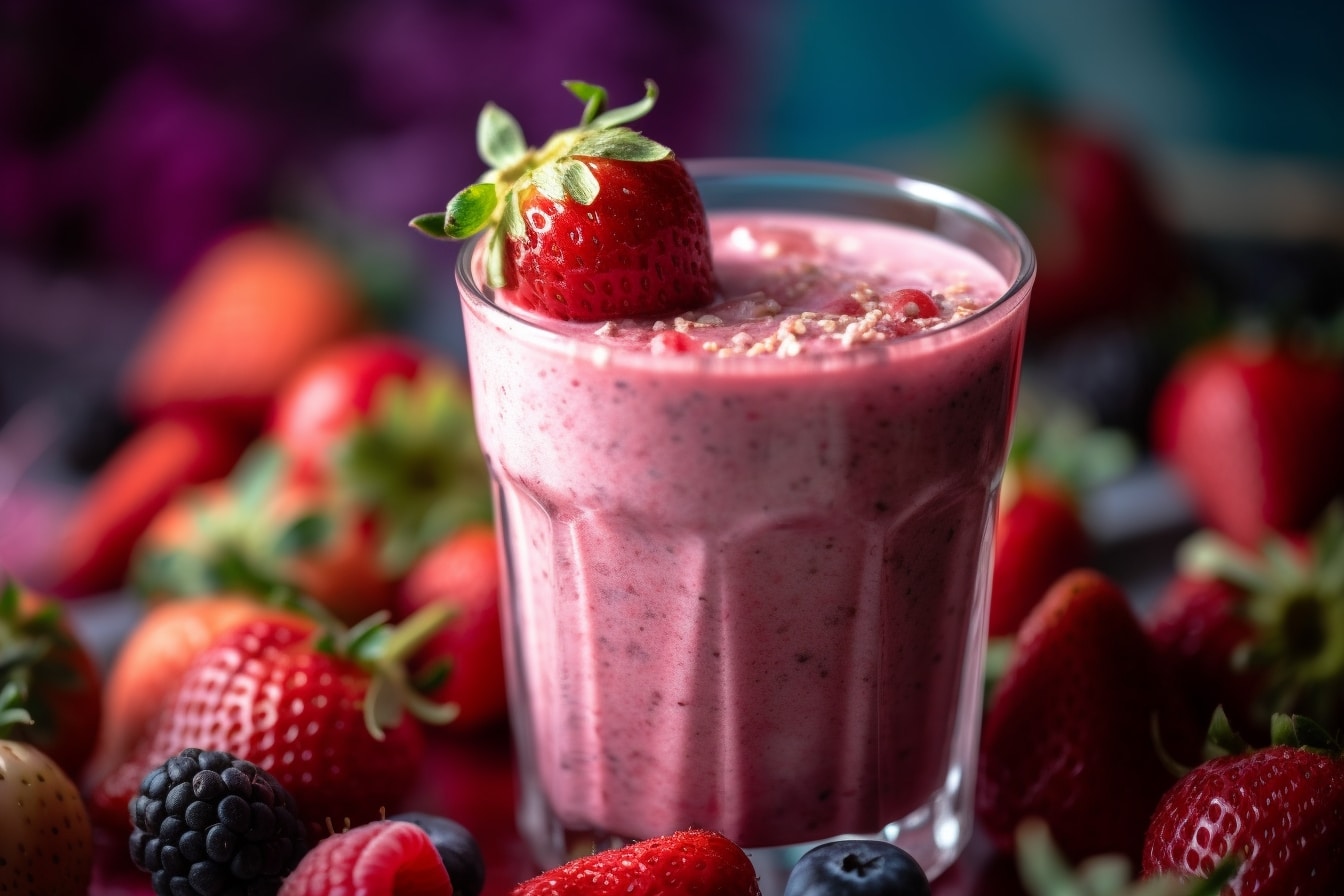 Le monde magique des smoothies à la fraise