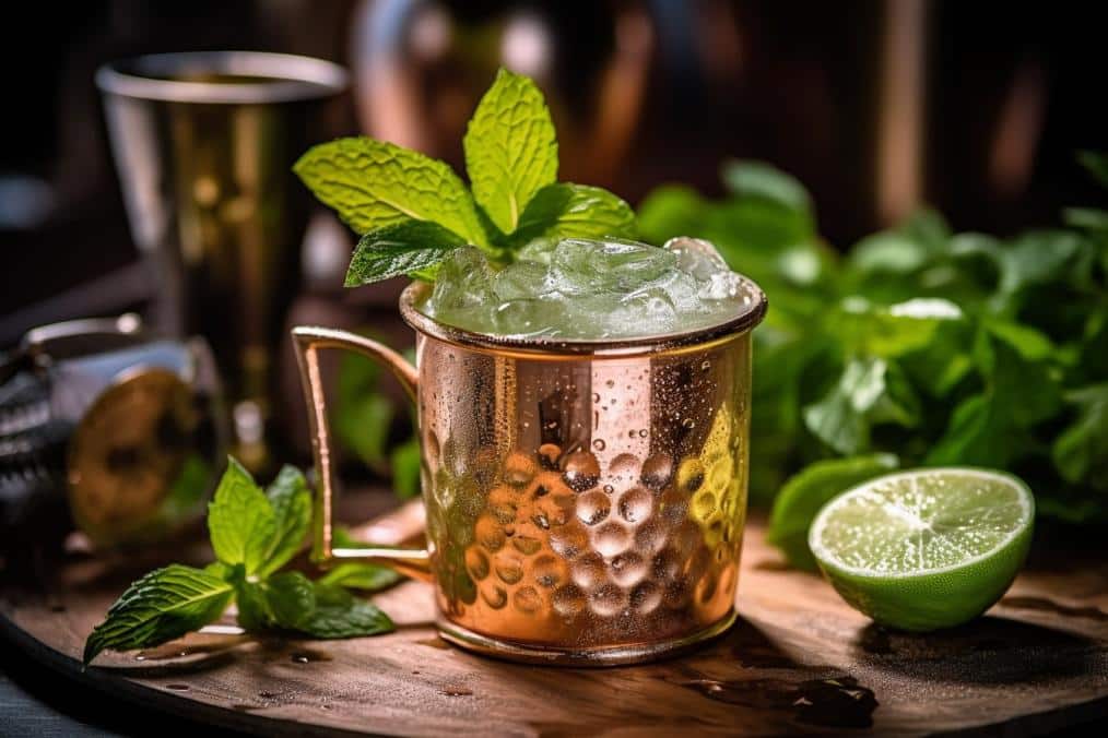 Le verre Moscow Mule