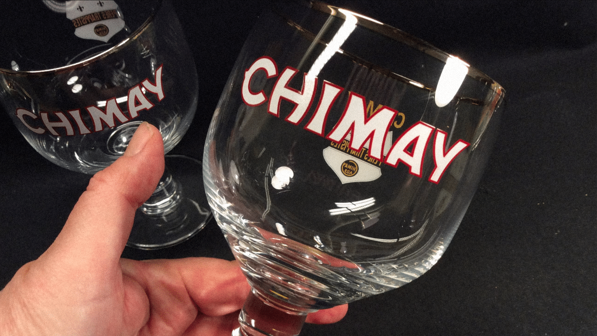 Les verres à bière Chimay