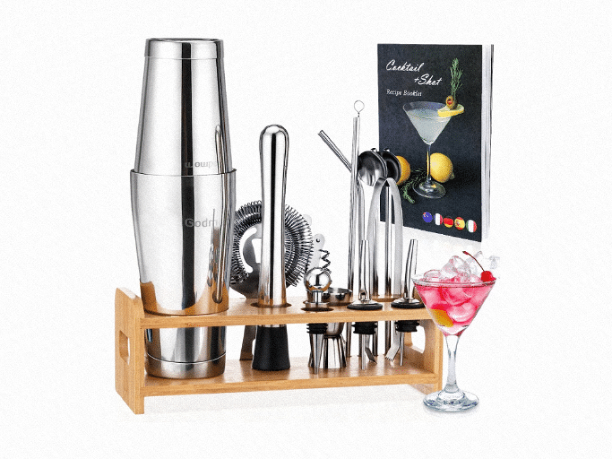 Ensemble de shaker à cocktail (mixer) - meilleur kit pour mélanger des  boissons