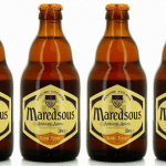 La bière blonde et brune Maredsous