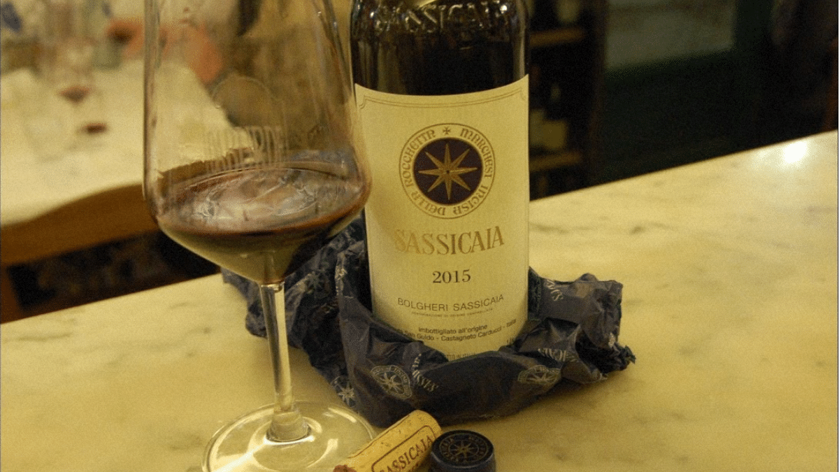Le vin Sassicaia