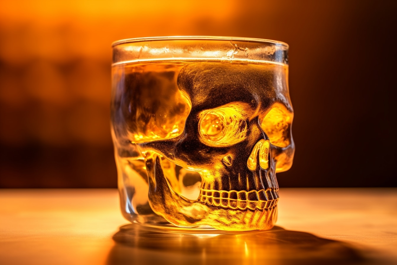 Le Verre tête de mort