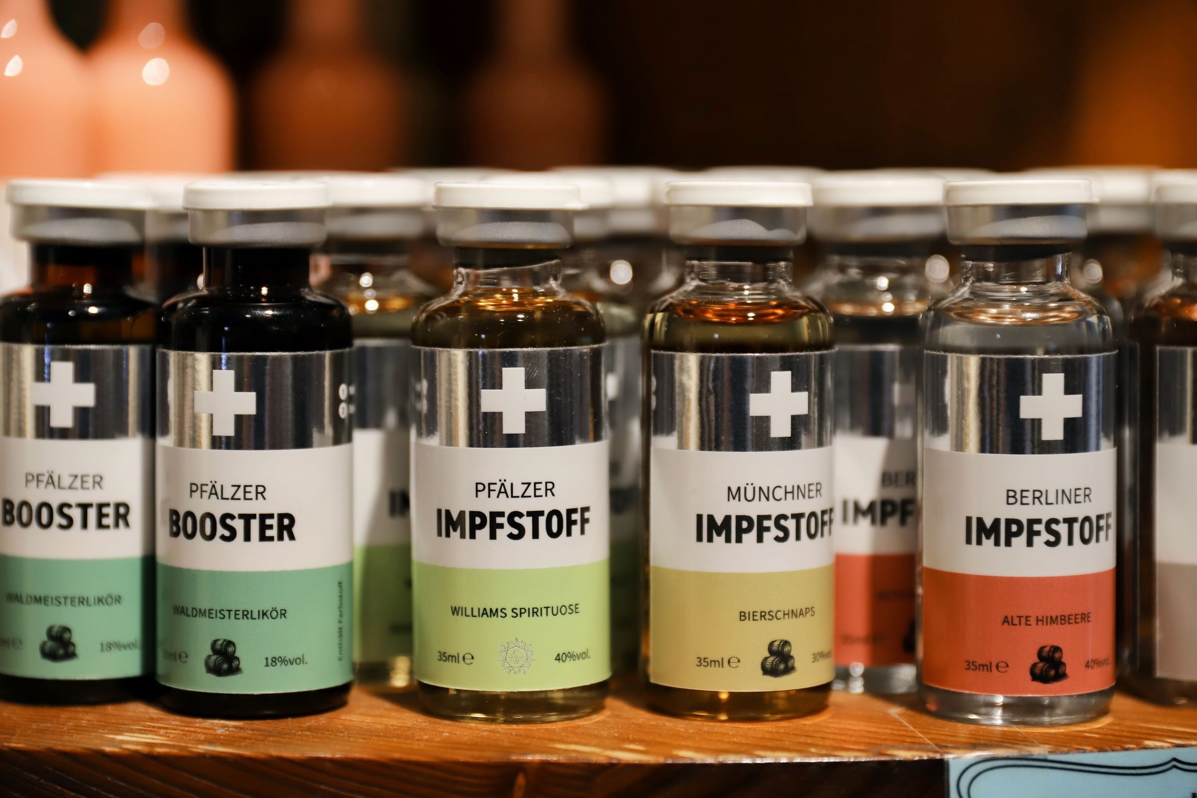 Bouteilles de liqueur
