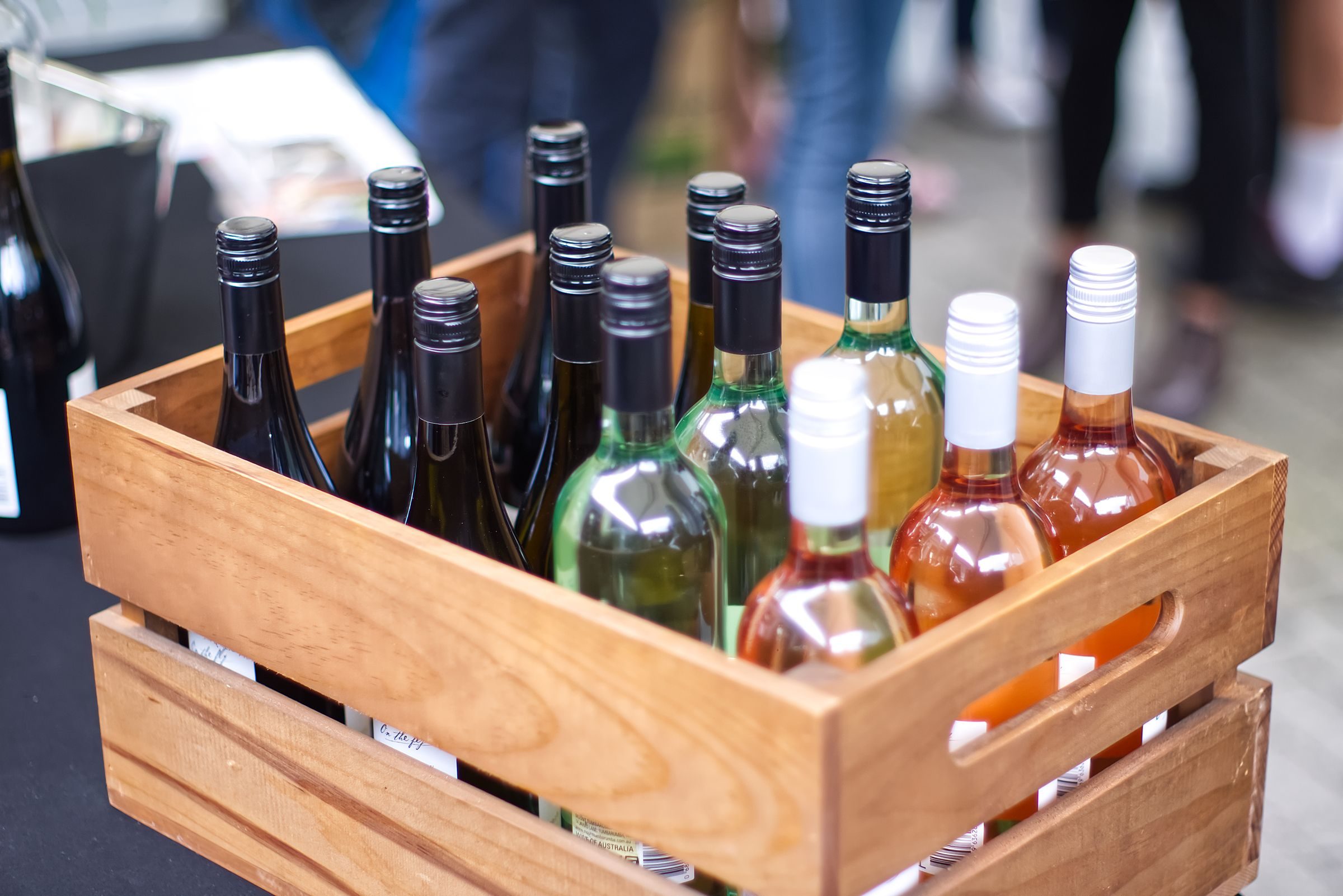 Bouteilles de vin